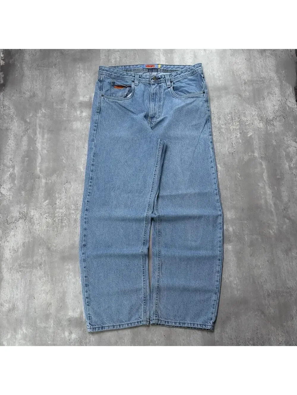 Y2K Blue Empyre Grunge Skater Baggy Denim Jeans